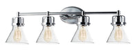 Maxim - Four Light Bath Vanity - Seafarer - Polished Chrome- Union Lighting Luminaires Decor