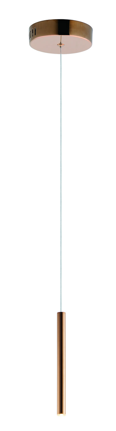 ET2 - LED Mini Pendant - Flute - Rose Gold- Union Lighting Luminaires Decor