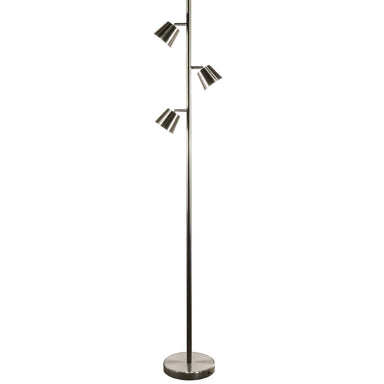Dainolite Canada - LED Floor Lamp - Modern - Satin Chrome- Union Lighting Luminaires Decor