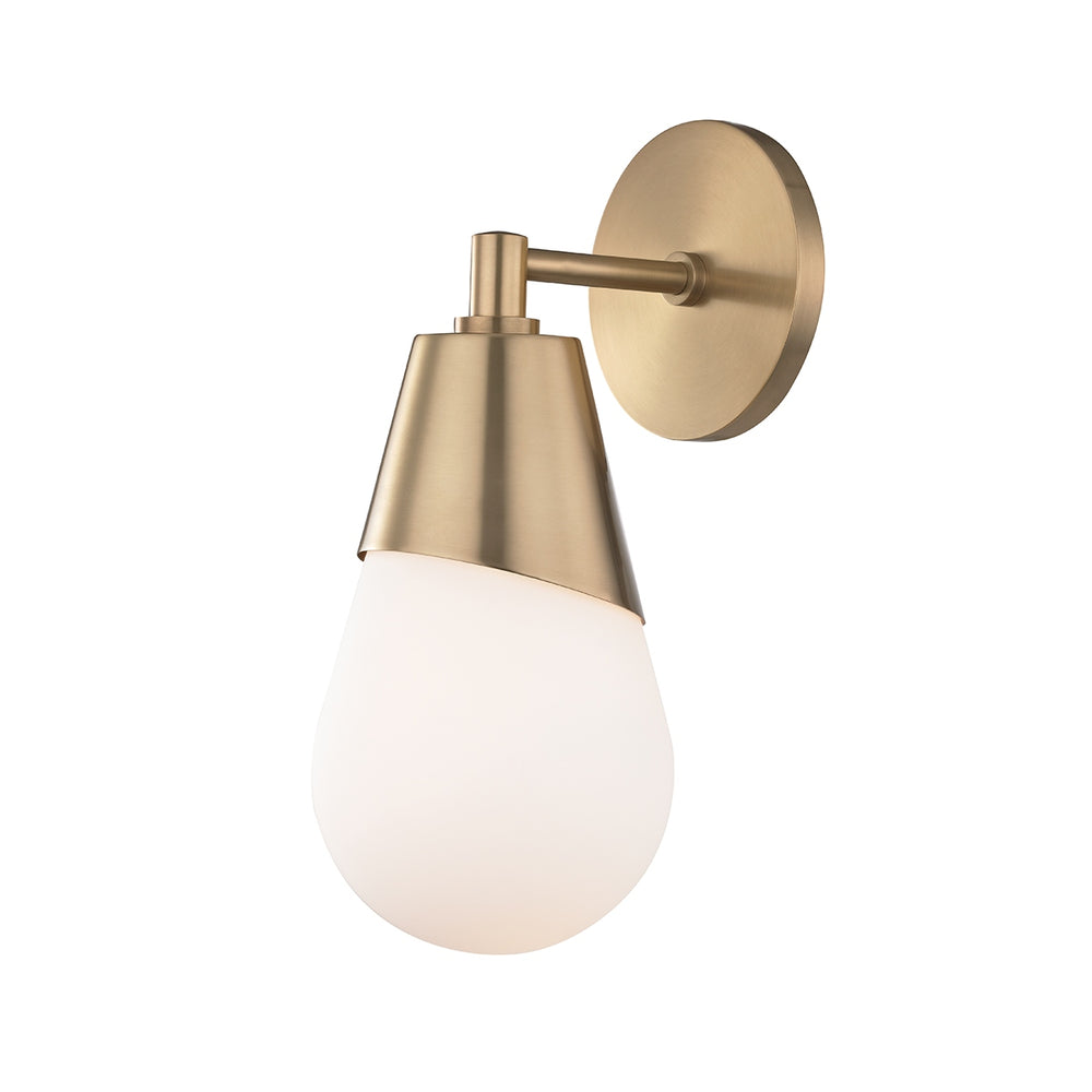 Mitzi Canada - One Light Wall Sconce - Cora - Aged Brass- Union Lighting Luminaires Decor