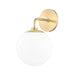 Mitzi Canada - One Light Wall Sconce - Stella - Aged Brass- Union Lighting Luminaires Decor