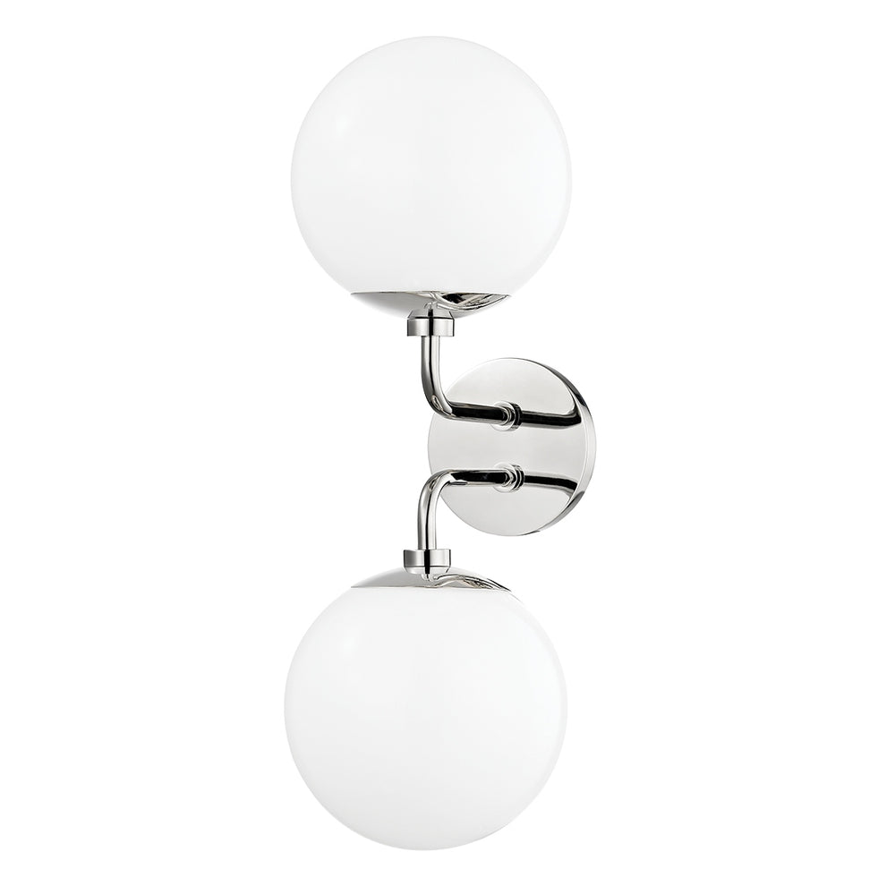 Mitzi Canada - Two Light Wall Sconce - Stella - Polished Nickel- Union Lighting Luminaires Decor