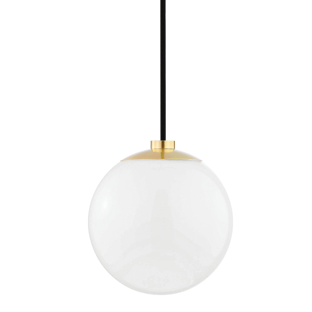 Mitzi Canada - One Light Pendant - Stella - Aged Brass- Union Lighting Luminaires Decor