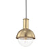 Mitzi Canada - One Light Pendant - Riley - Aged Brass- Union Lighting Luminaires Decor
