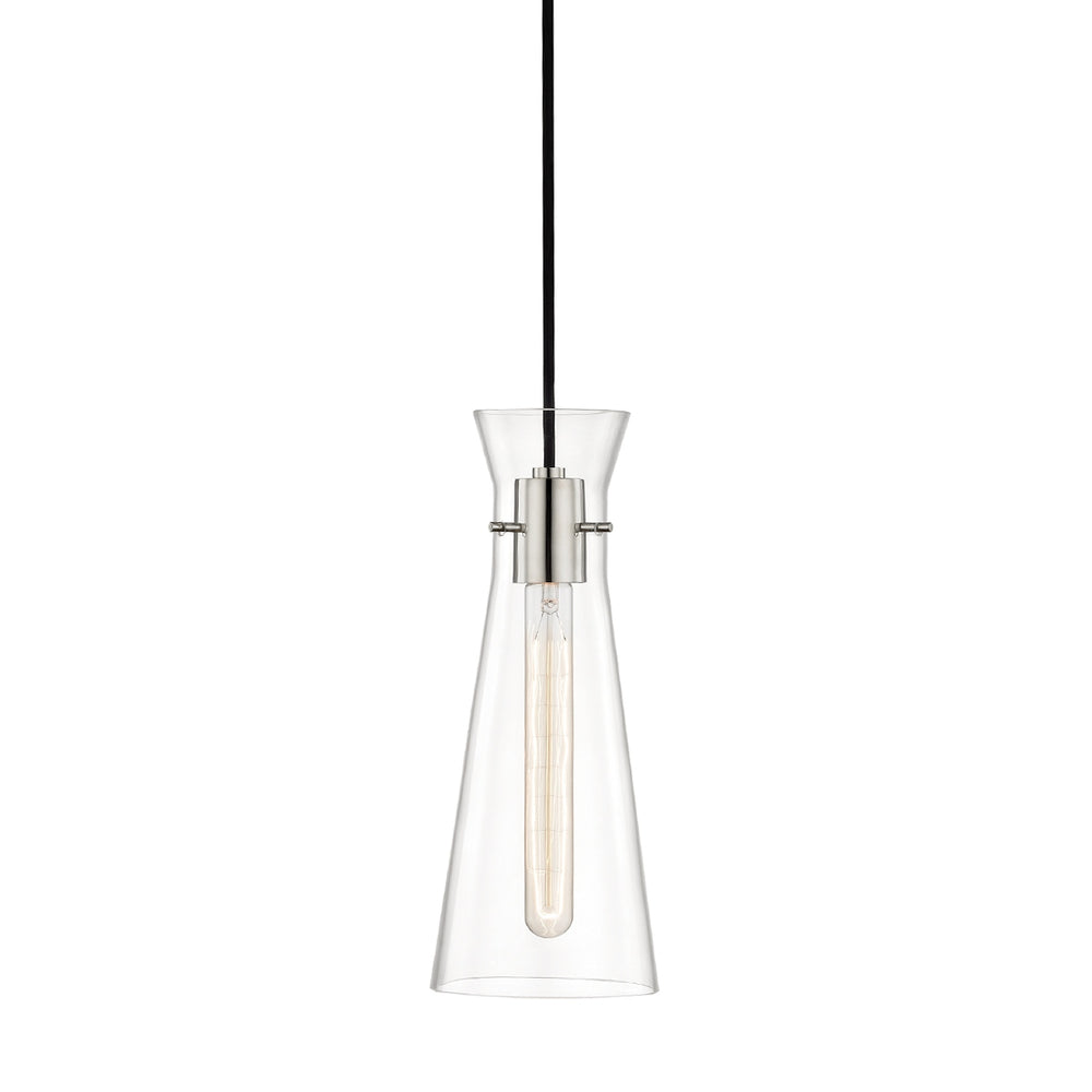 Mitzi Canada - One Light Pendant - Anya - Polished Nickel- Union Lighting Luminaires Decor