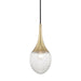 Mitzi Canada - One Light Pendant - Bella - Aged Brass- Union Lighting Luminaires Decor