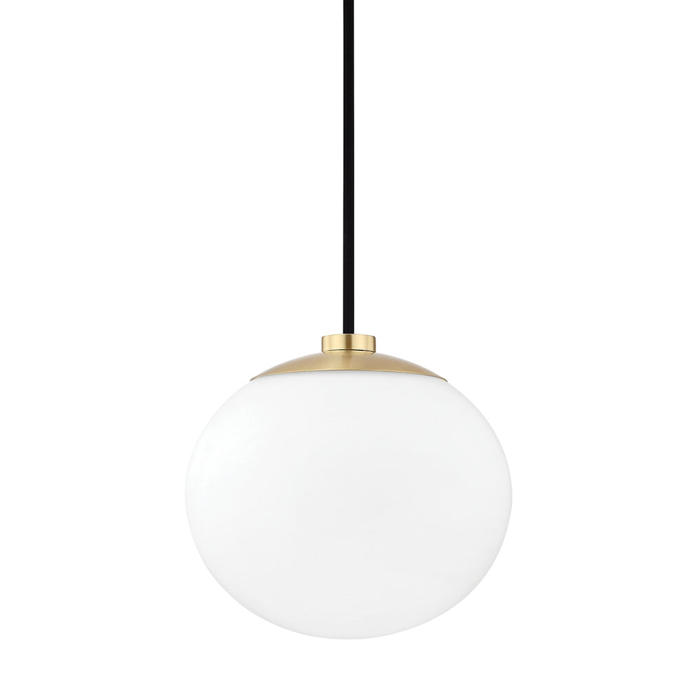 Mitzi Canada - One Light Pendant - Estee - Aged Brass- Union Lighting Luminaires Decor