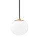 Mitzi Canada - One Light Pendant - Estee - Aged Brass- Union Lighting Luminaires Decor