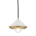 Mitzi Canada - One Light Pendant - Marnie - Aged Brass/Soft Off White- Union Lighting Luminaires Decor