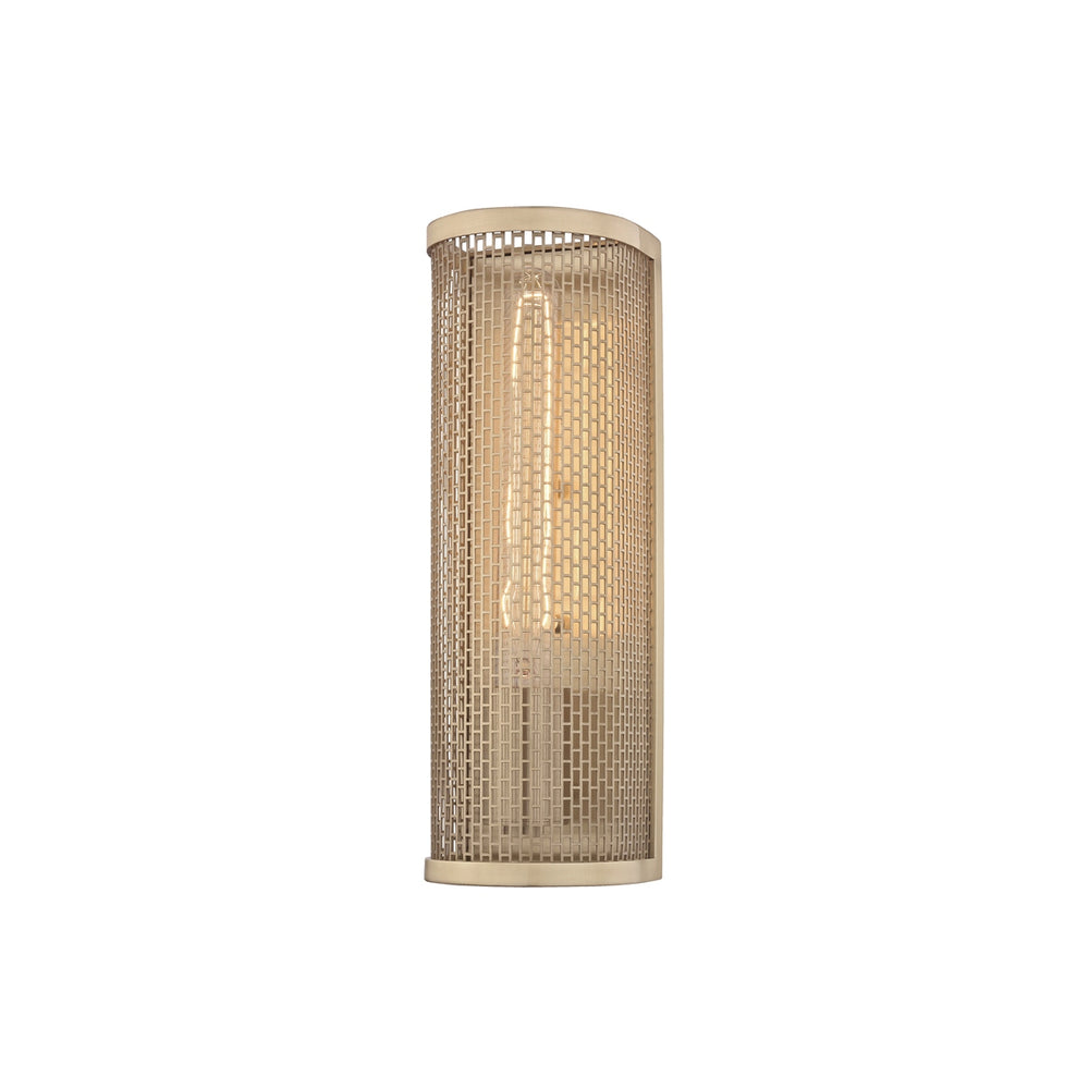 Mitzi Canada - One Light Wall Sconce - Britt - Aged Brass- Union Lighting Luminaires Decor