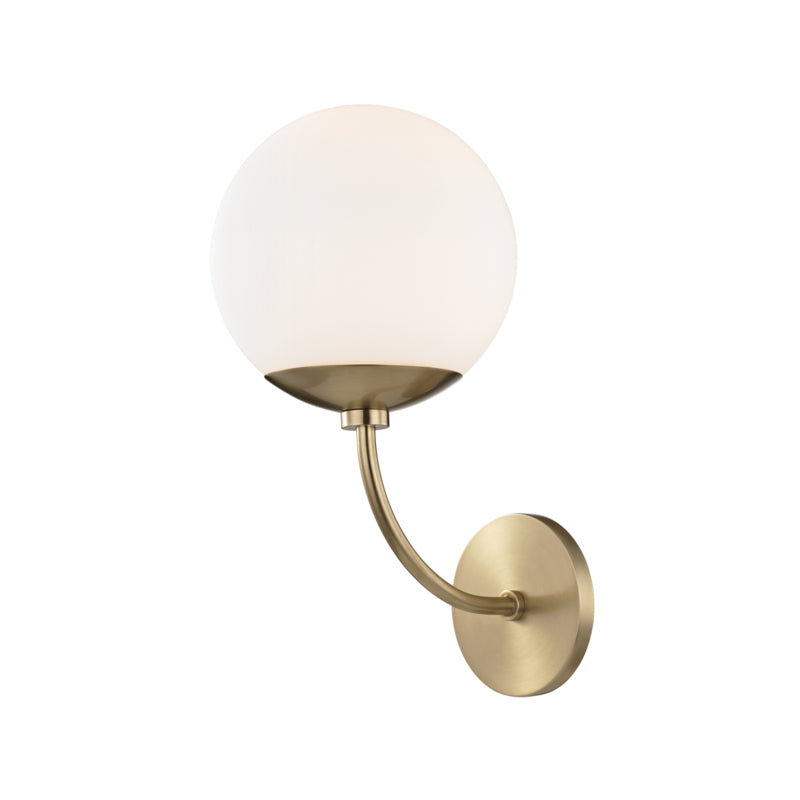 Mitzi - One Light Wall Sconce - Carrie - Aged Brass- Union Lighting Luminaires Decor