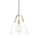 Mitzi Canada - One Light Pendant - Karin - Aged Brass- Union Lighting Luminaires Decor