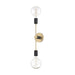 Mitzi Canada - Two Light Wall Sconce - Astrid - Aged Brass/Black- Union Lighting Luminaires Decor