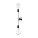 Mitzi Canada - Two Light Wall Sconce - Astrid - Polished Nickel/Black- Union Lighting Luminaires Decor
