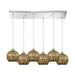 ELK Home - Six Light Pendant - Illusions - Polished Chrome- Union Lighting Luminaires Decor