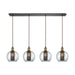 ELK Home - Four Light Pendant - Bremington - Oil Rubbed Bronze- Union Lighting Luminaires Decor