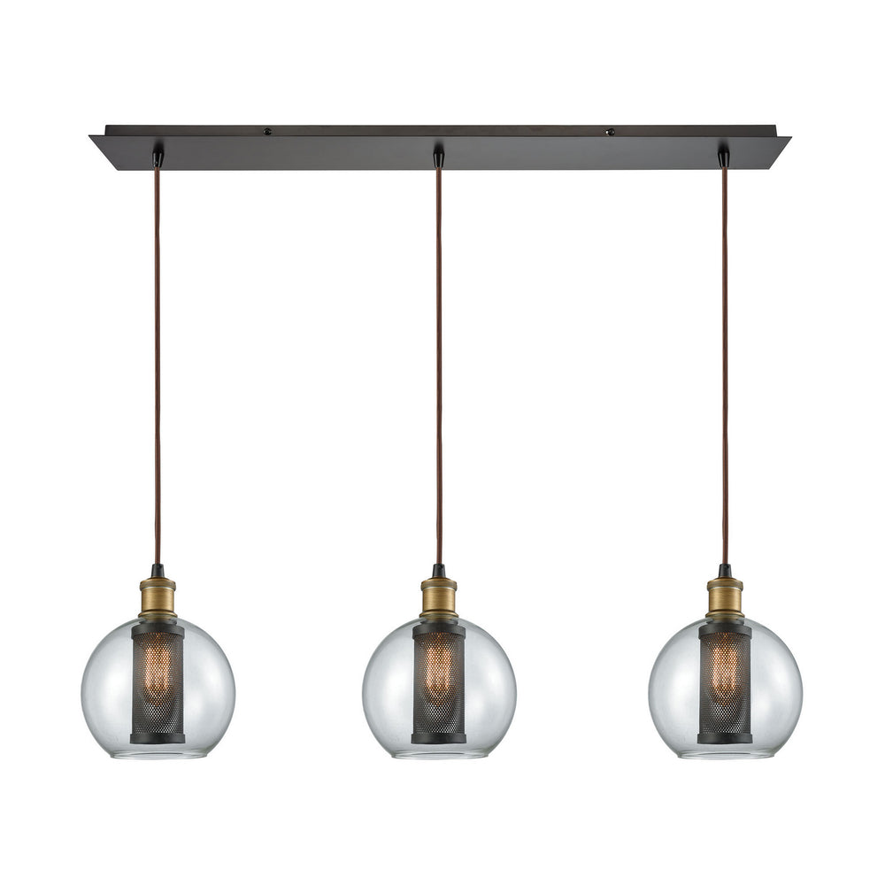 ELK Home - Three Light Pendant - Bremington - Oil Rubbed Bronze- Union Lighting Luminaires Decor