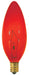 Satco Canada - Light Bulb - Transparent Red- Union Lighting Luminaires Decor