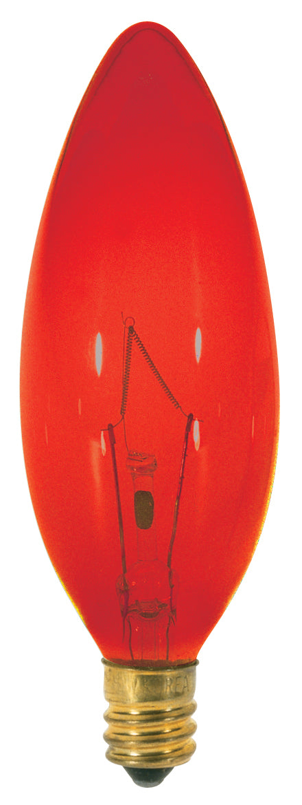 Satco Canada - Light Bulb - Transparent Red- Union Lighting Luminaires Decor