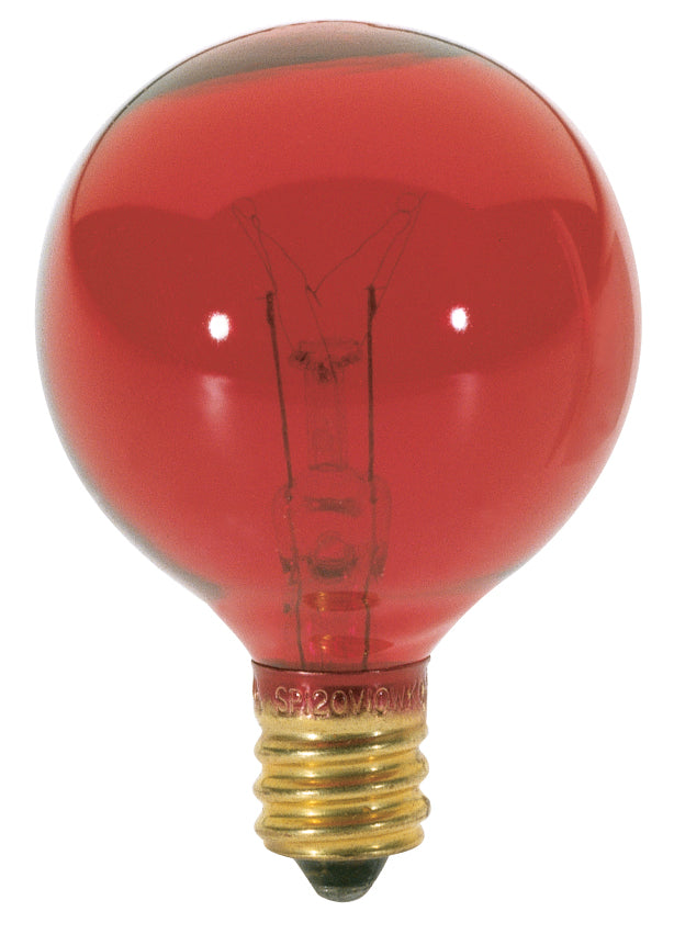 Satco Canada - Light Bulb - Transparent Red- Union Lighting Luminaires Decor