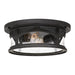 Quoizel - Two Light Outdoor Flush Mount - Marblehead - Mystic Black- Union Lighting Luminaires Decor