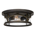 Quoizel - Two Light Outdoor Flush Mount - Marblehead - Palladian Bronze- Union Lighting Luminaires Decor