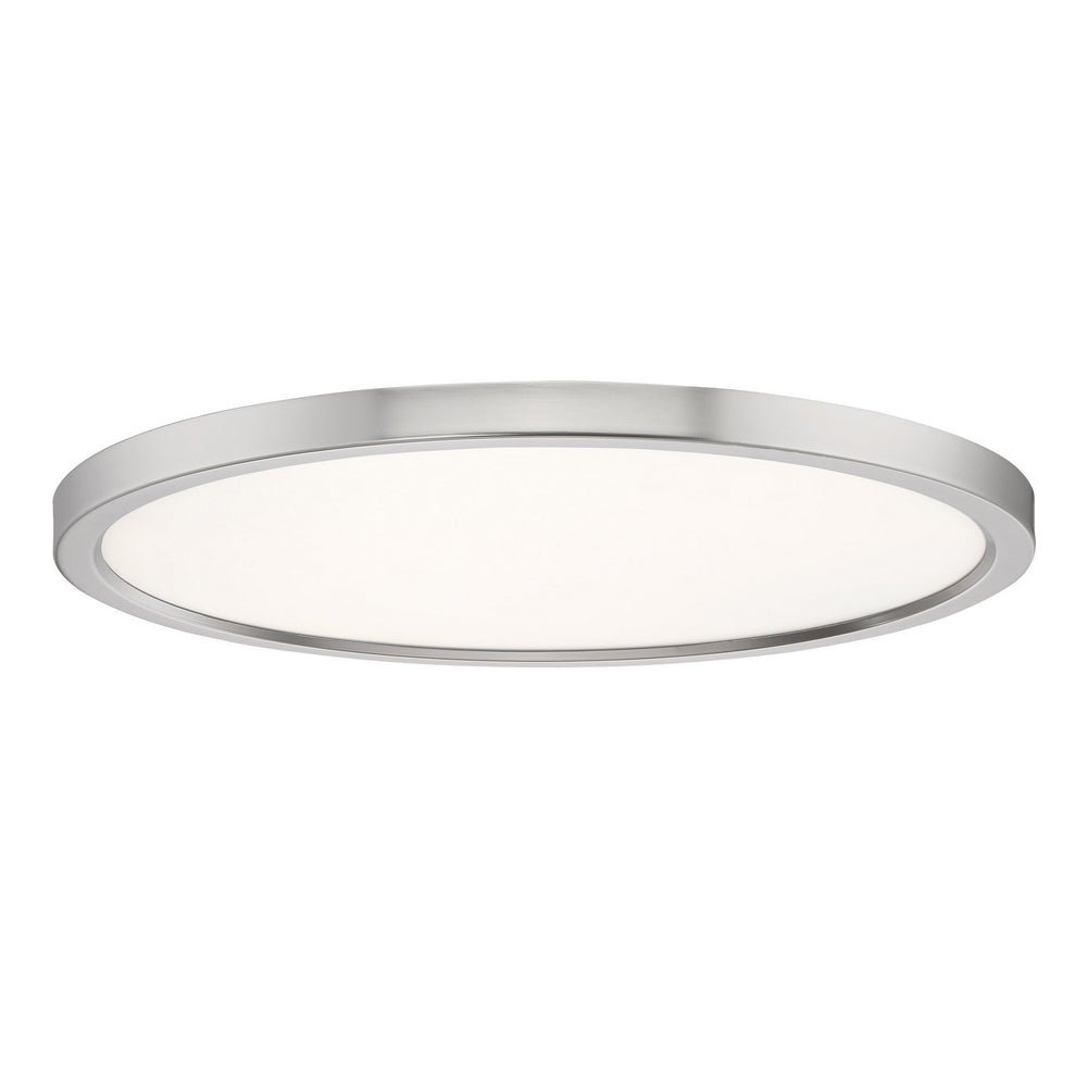 Quoizel - LED Flush Mount - Outskirts - Brushed Nickel- Union Lighting Luminaires Decor