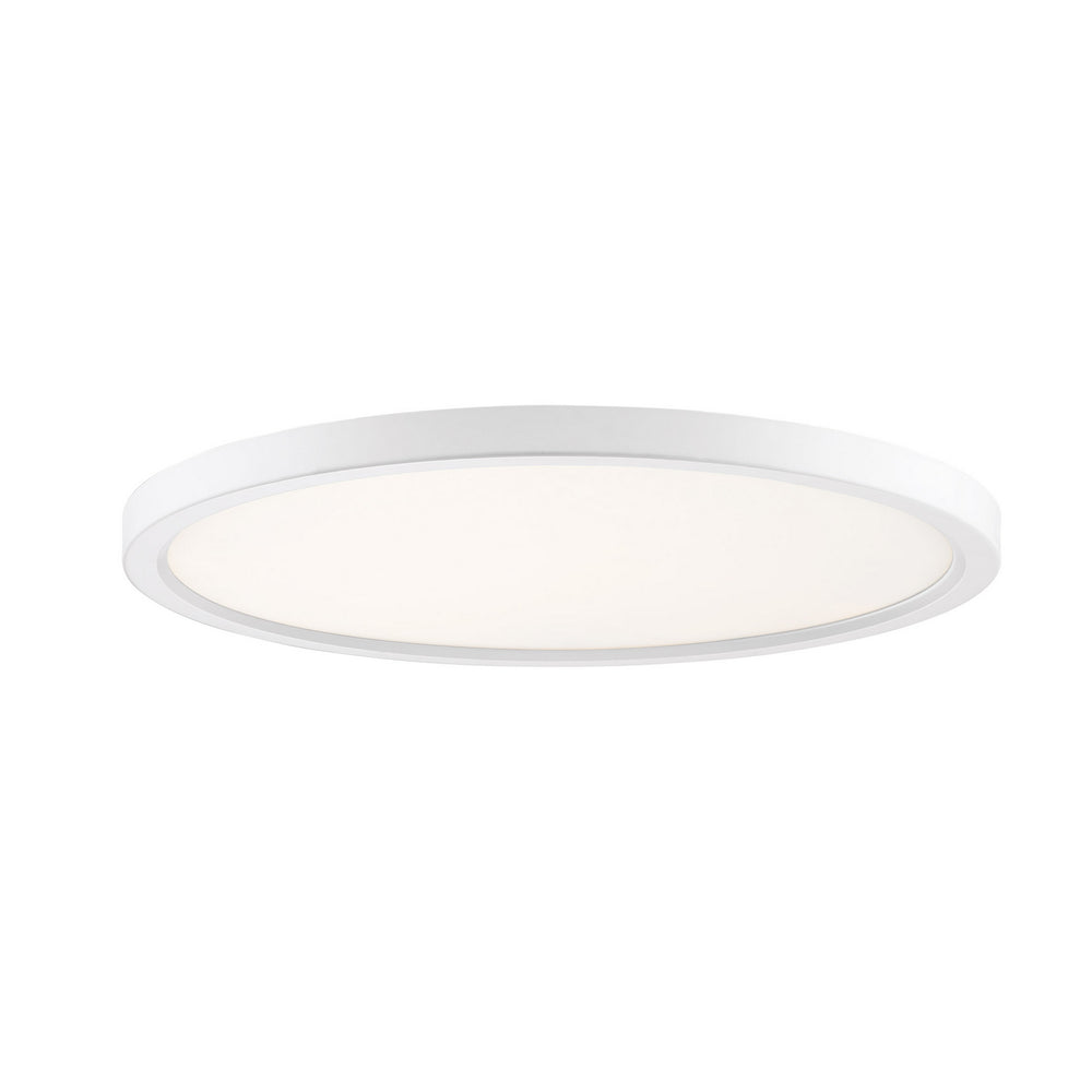 Quoizel - LED Flush Mount - Outskirts - Matte White- Union Lighting Luminaires Decor