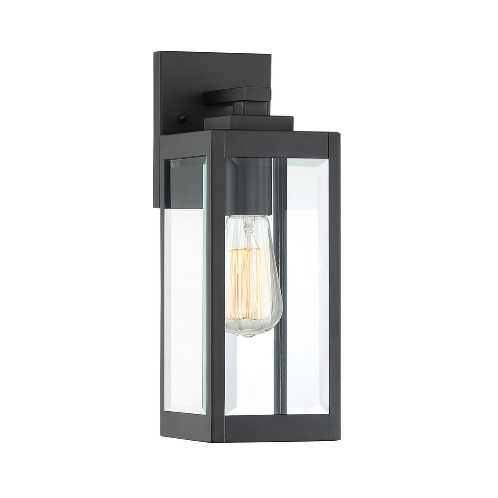 Quoizel - One Light Outdoor Wall Lantern - Westover - Earth Black- Union Lighting Luminaires Decor