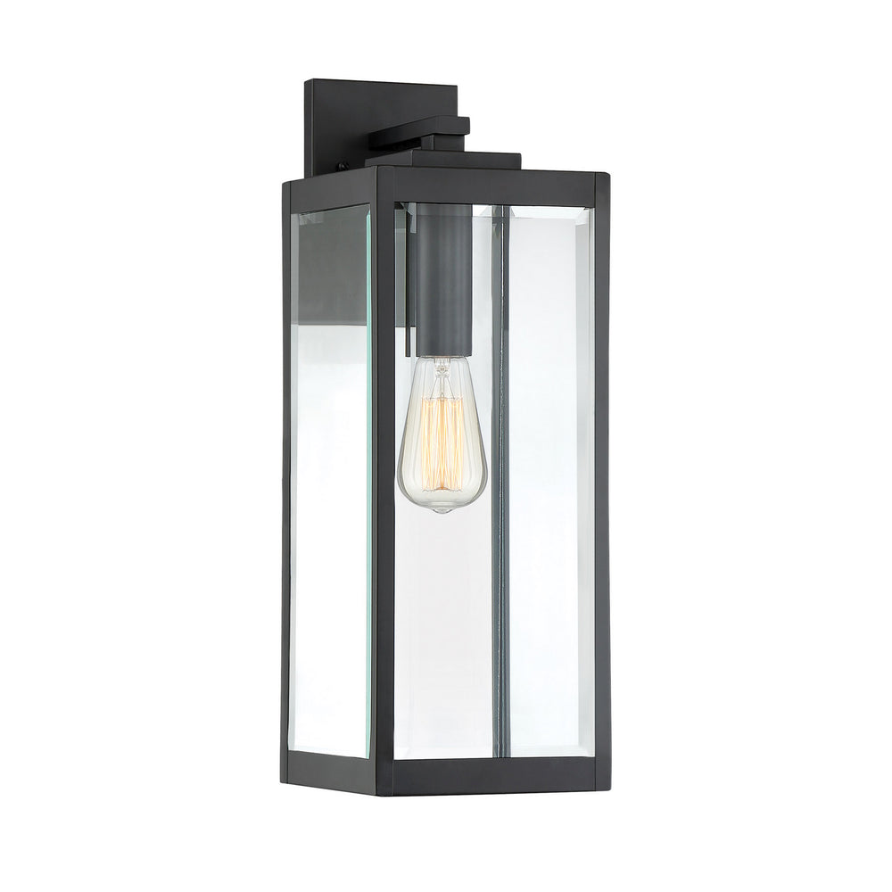 Quoizel - One Light Outdoor Wall Lantern - Westover - Earth Black- Union Lighting Luminaires Decor