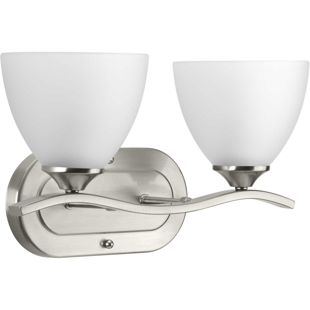 Progress Canada - Two Light Bath Bracket - Laird - Brushed Nickel- Union Lighting Luminaires Decor