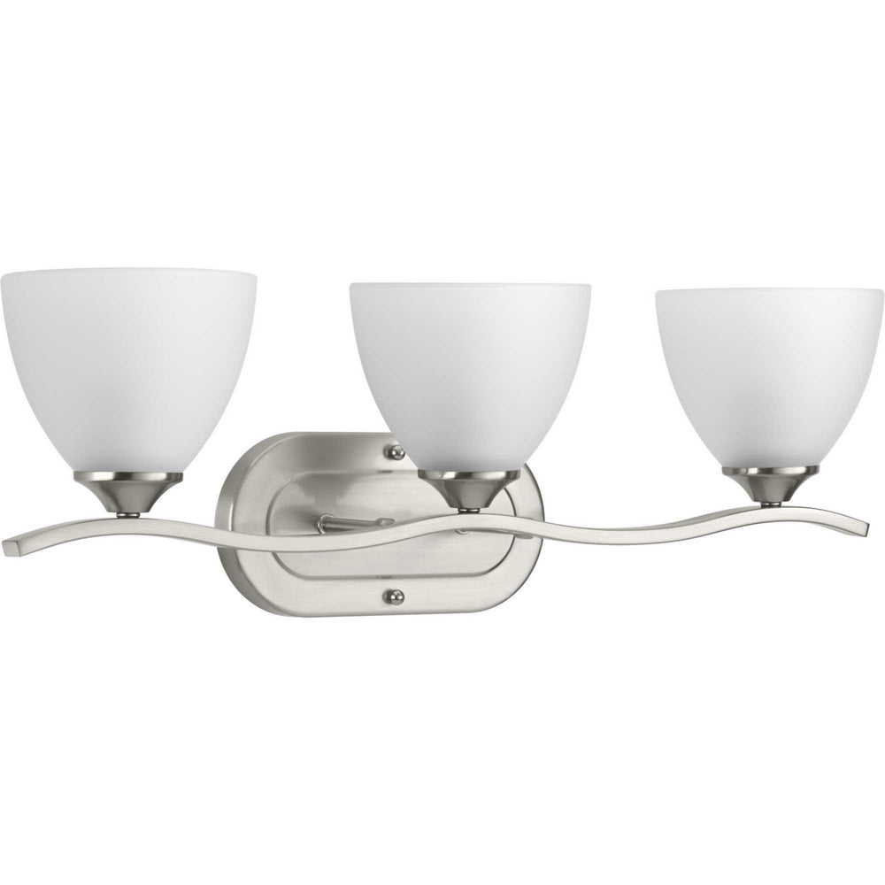 Progress Canada - Three Light Bath Bracket - Laird - Brushed Nickel- Union Lighting Luminaires Decor