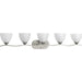 Progress Canada - Five Light Bath Bracket - Laird - Brushed Nickel- Union Lighting Luminaires Decor