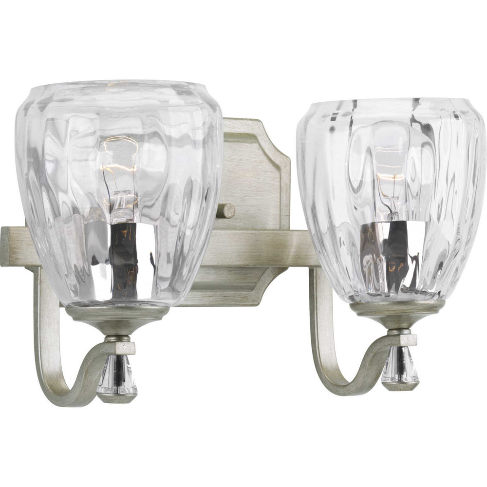 Progress Canada - Two Light Bath - Anjoux - Silver Ridge- Union Lighting Luminaires Decor