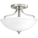 Progress Canada - Two Light Flush Mount - Laird - Brushed Nickel- Union Lighting Luminaires Decor