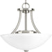 Progress Canada - LED Semi-Flush/Convertible - Gather LED - Brushed Nickel- Union Lighting Luminaires Decor