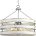 Progress Canada - Four Light Pendant - Gulliver - Galvanized Finish- Union Lighting Luminaires Decor