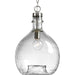 Progress Canada - One Light Pendant - Zin - Brushed Nickel- Union Lighting Luminaires Decor