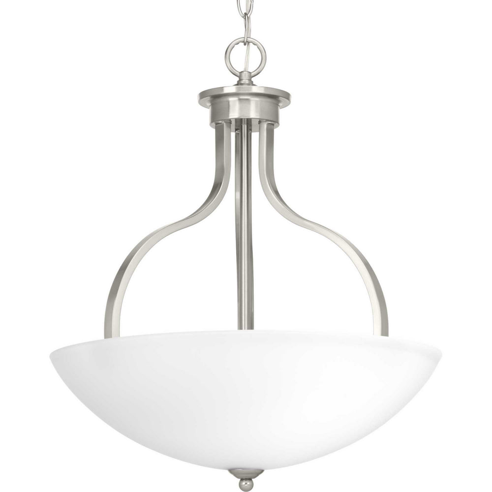 Progress Canada - Three Light Pendant - Laird - Brushed Nickel- Union Lighting Luminaires Decor