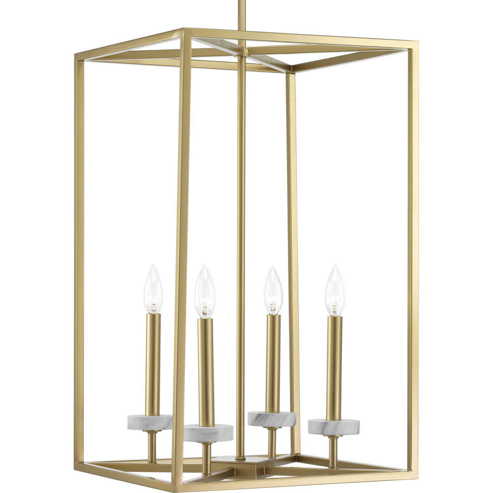 Progress Canada - Four Light Pendant - Palacio - Vintage Gold- Union Lighting Luminaires Decor