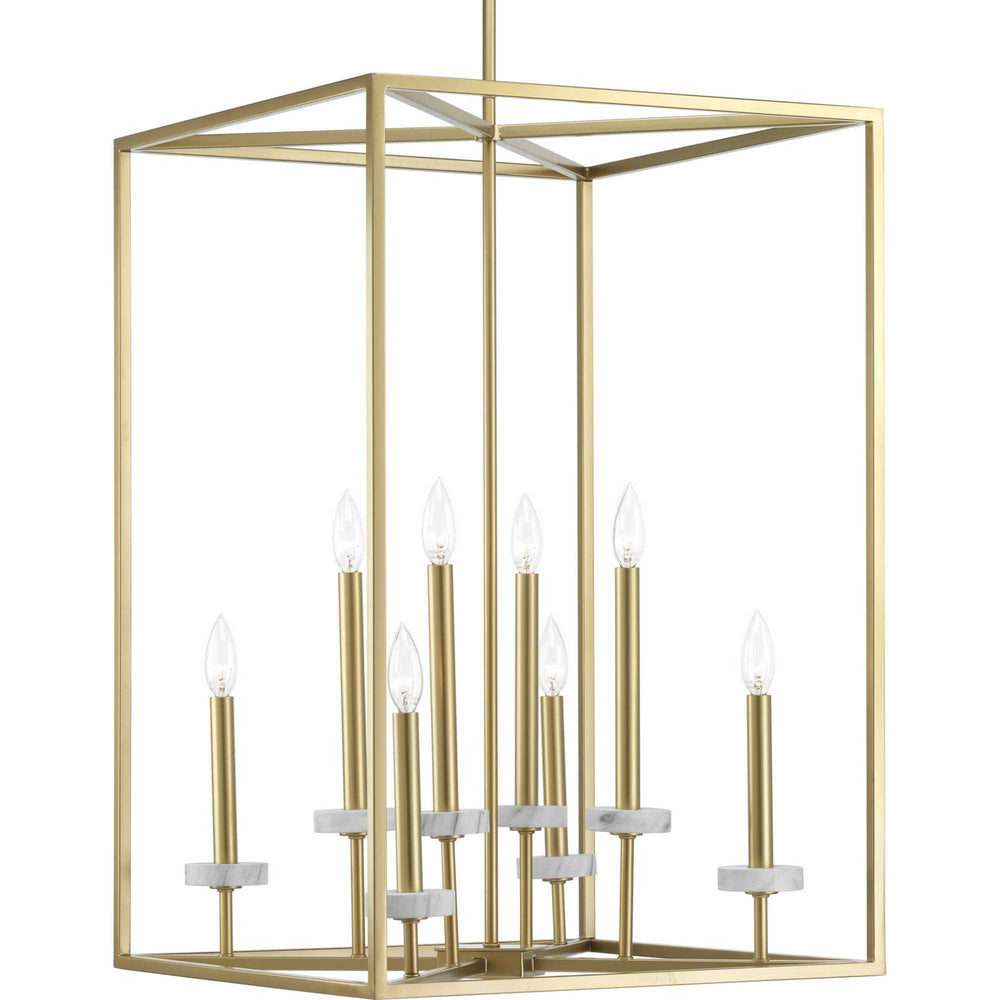 Progress Canada - Eight Light Pendant - Palacio - Vintage Gold- Union Lighting Luminaires Decor