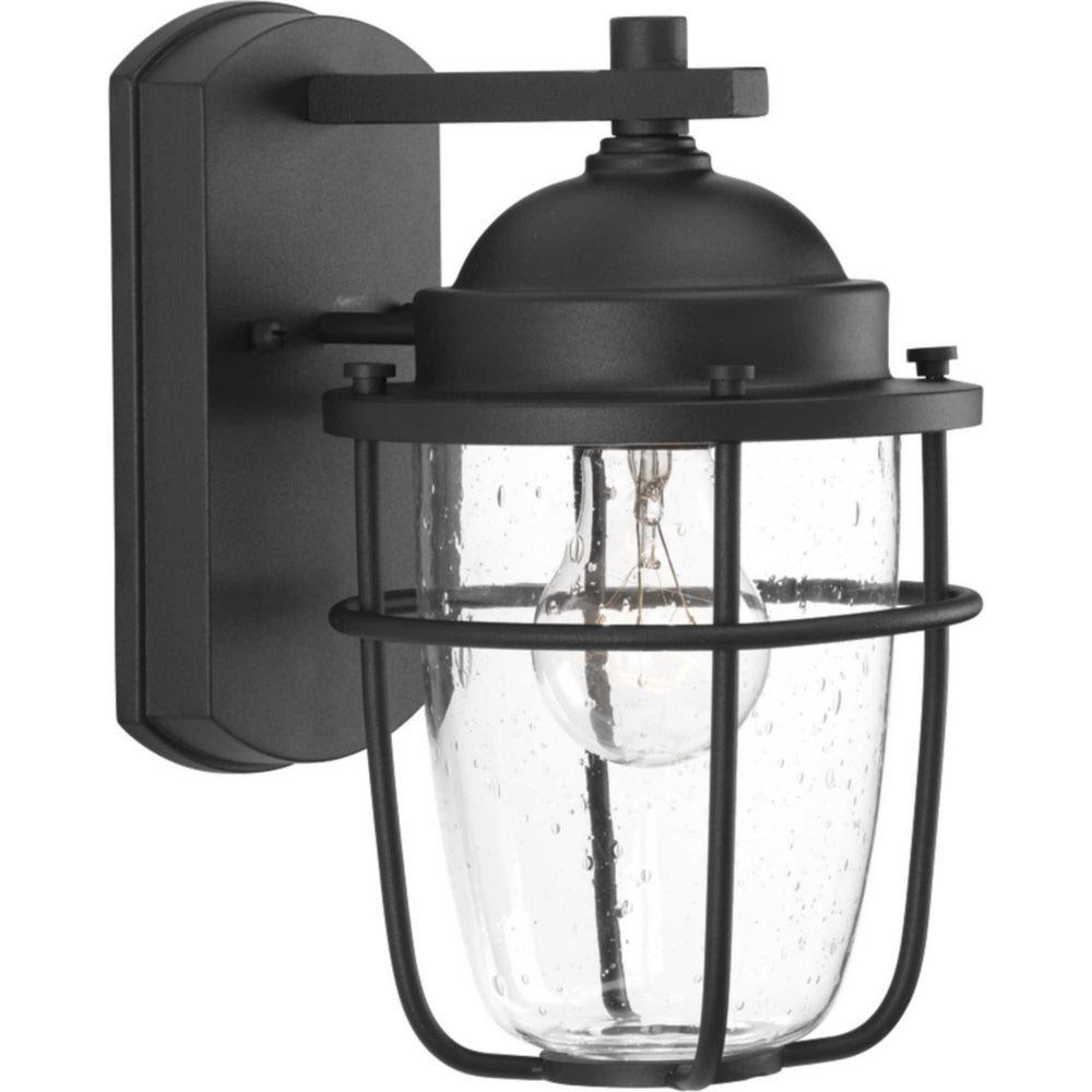 Progress Canada - One Light Wall Lantern - Holcombe - Black- Union Lighting Luminaires Decor