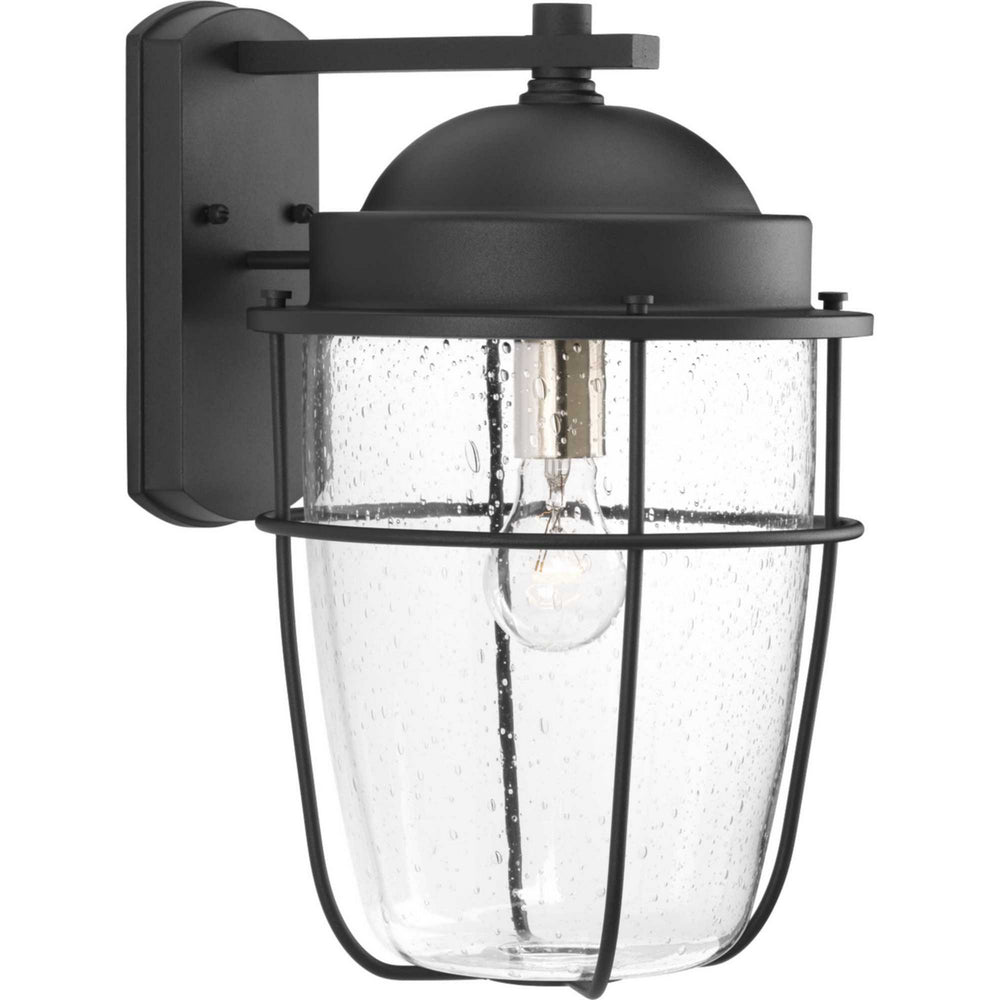 Progress Canada - One Light Wall Lantern - Holcombe - Black- Union Lighting Luminaires Decor