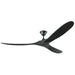 Visual Comfort Fan Canada - 70" Ceiling Fan - Maverick - Matte Black- Union Lighting Luminaires Decor