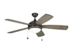 "Generation Lighting Canada. - 52"Ceiling Fan - Discus - Aged Pewter- Union Lighting Luminaires Decor"