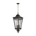Generation Lighting Canada - Four Light Hanging Lantern - Cotswold Lane - Grecian Bronze- Union Lighting Luminaires Decor