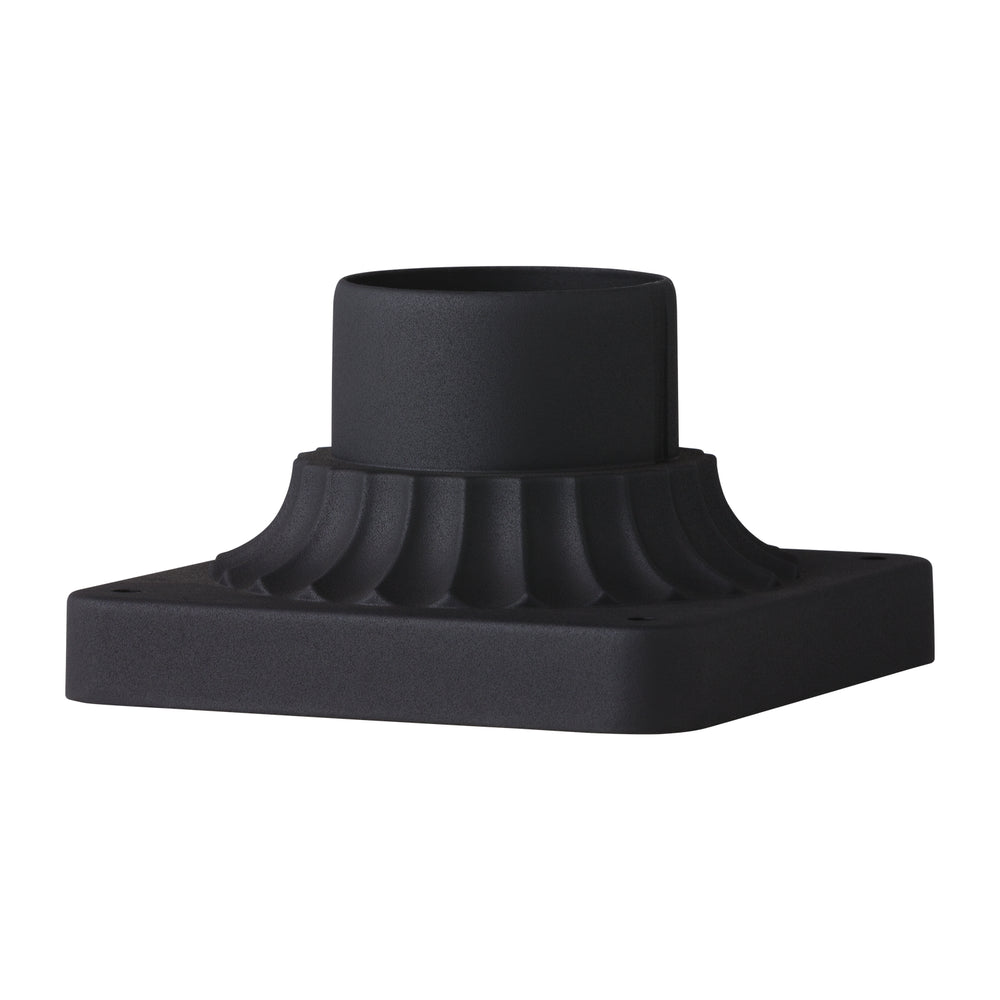 Generation Lighting Canada - Pier Mount Base - Outdoor Pier Mounts - Textured Black- Union Lighting Luminaires Decor