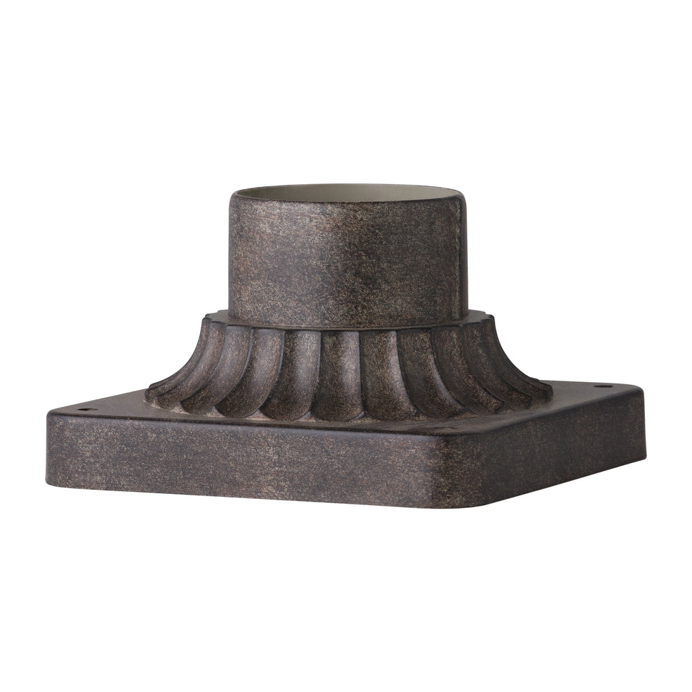 Generation Lighting Canada - Pier Mount Base - Outdoor Pier Mounts - Weathered Chestnut- Union Lighting Luminaires Decor