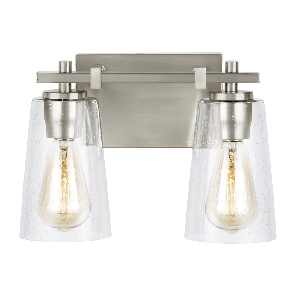 Visual Comfort Studio Canada - Two Light Vanity - Mercer - Satin Nickel- Union Lighting Luminaires Decor