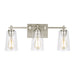 Visual Comfort Studio Canada - Three Light Vanity - Mercer - Satin Nickel- Union Lighting Luminaires Decor